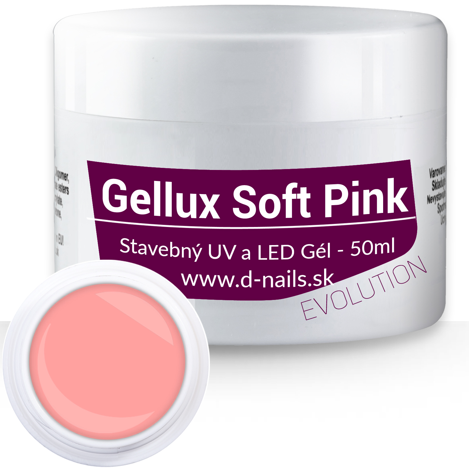 Gellux Soft Pink Modelovac Uv A Led G L Ml